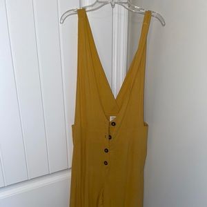 Sienna Sky Mustard Jumpsuit